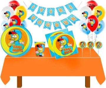 Kral Şakir Konsepti Doğum Günü Seti 24 Kişilik