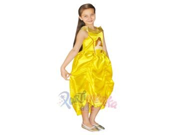 Disney Prensesleri Bella Kıyafeti 7-9 Yaş