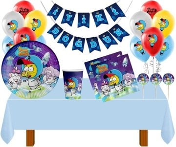 Kral Şakir Uzayda Temalı Parti Seti 24 Kişilik