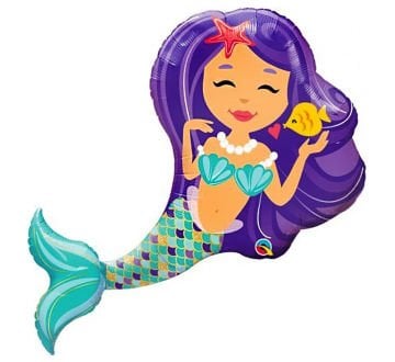 Deniz Kızı Folyo Balonları