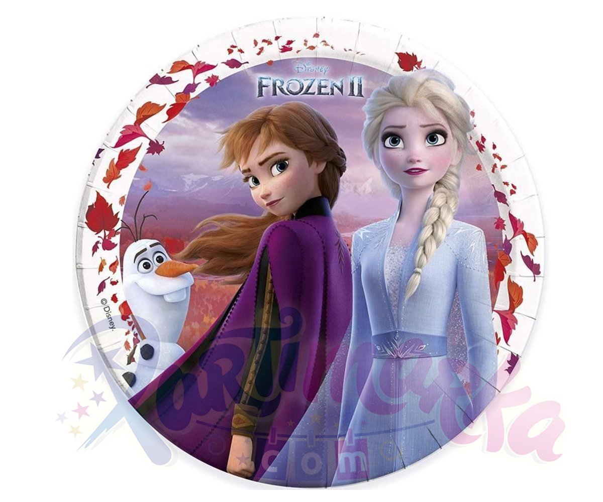 Frozen 2 Karlar Ülkesi Doğum Günü Tabağı
