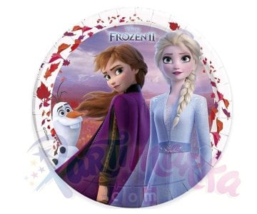 Frozen 2 Karlar Ülkesi Doğum Günü Tabağı