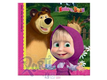 Maşa ile Koca Ayı Peçetesi