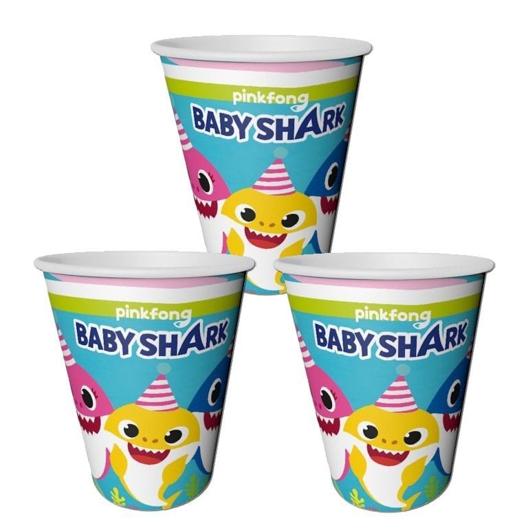 Baby Shark Partisi Bardakları