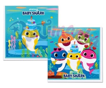 Baby Shark Doğum Günü Peçeteleri