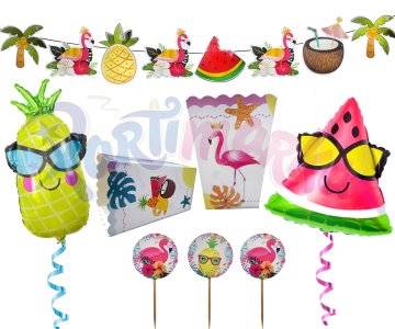 Flamingo Yaz Partisi Süsleme Seti