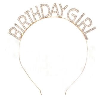 Birthday Girl Taç Gold Renk