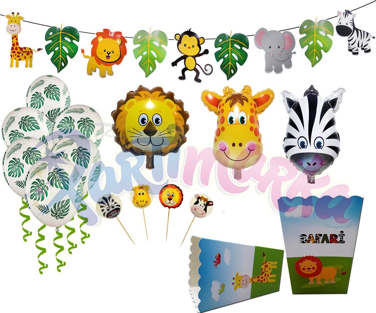 Safari Temalı Süsleme Seti