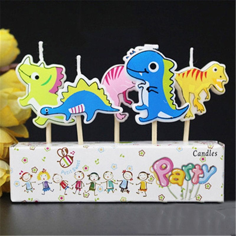 Dinazor Şekilli Pasta Mumları