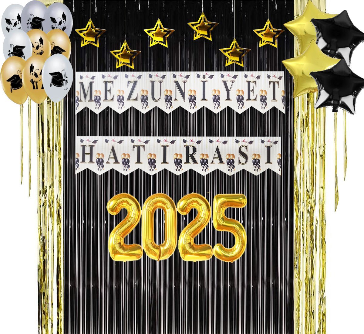Mezuniyet Kutlaması Süsleme Seti