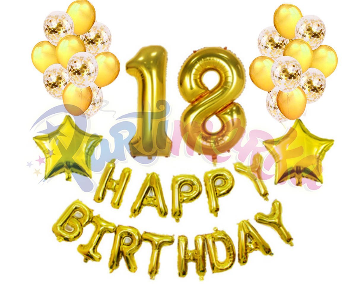 18 Yaş Partisi Balon Seti