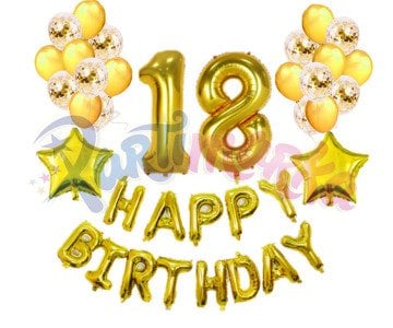 18 Yaş Partisi Balon Seti