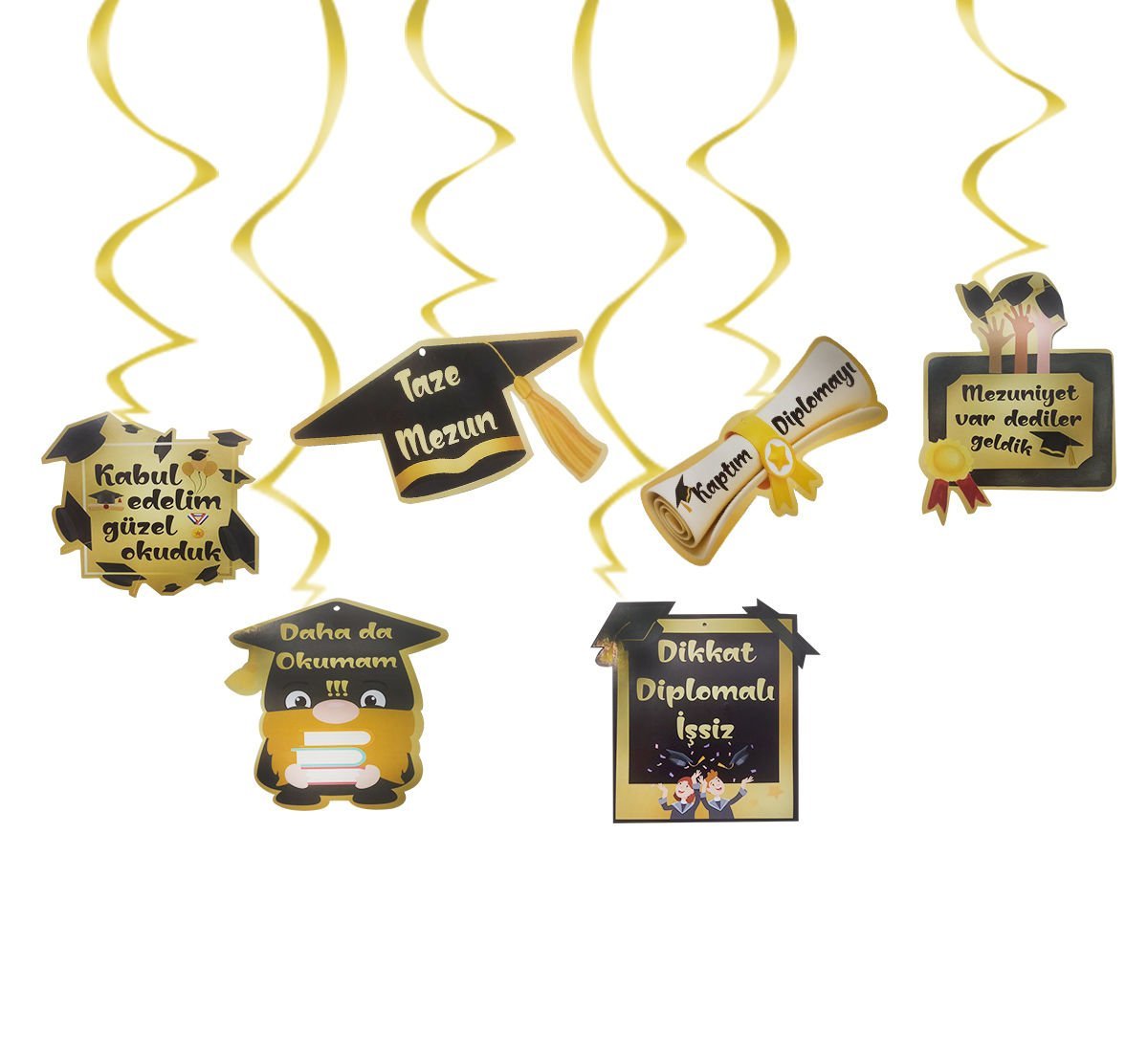 Mezuniyet Kutlaması Asma Süsleri