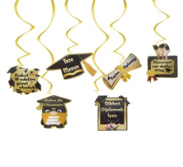 Mezuniyet Kutlaması Asma Süsleri