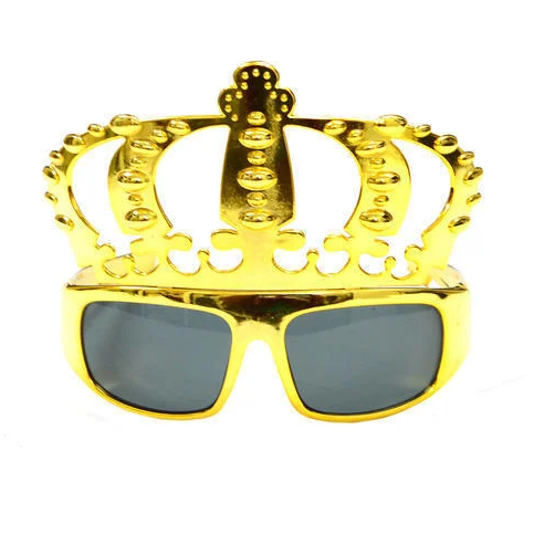 Kral Tacı Gold Renk Parti Gözlüğü