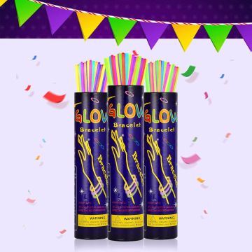 Neonlu Işıldayan Fosforlu Çubuklar 50 Adet