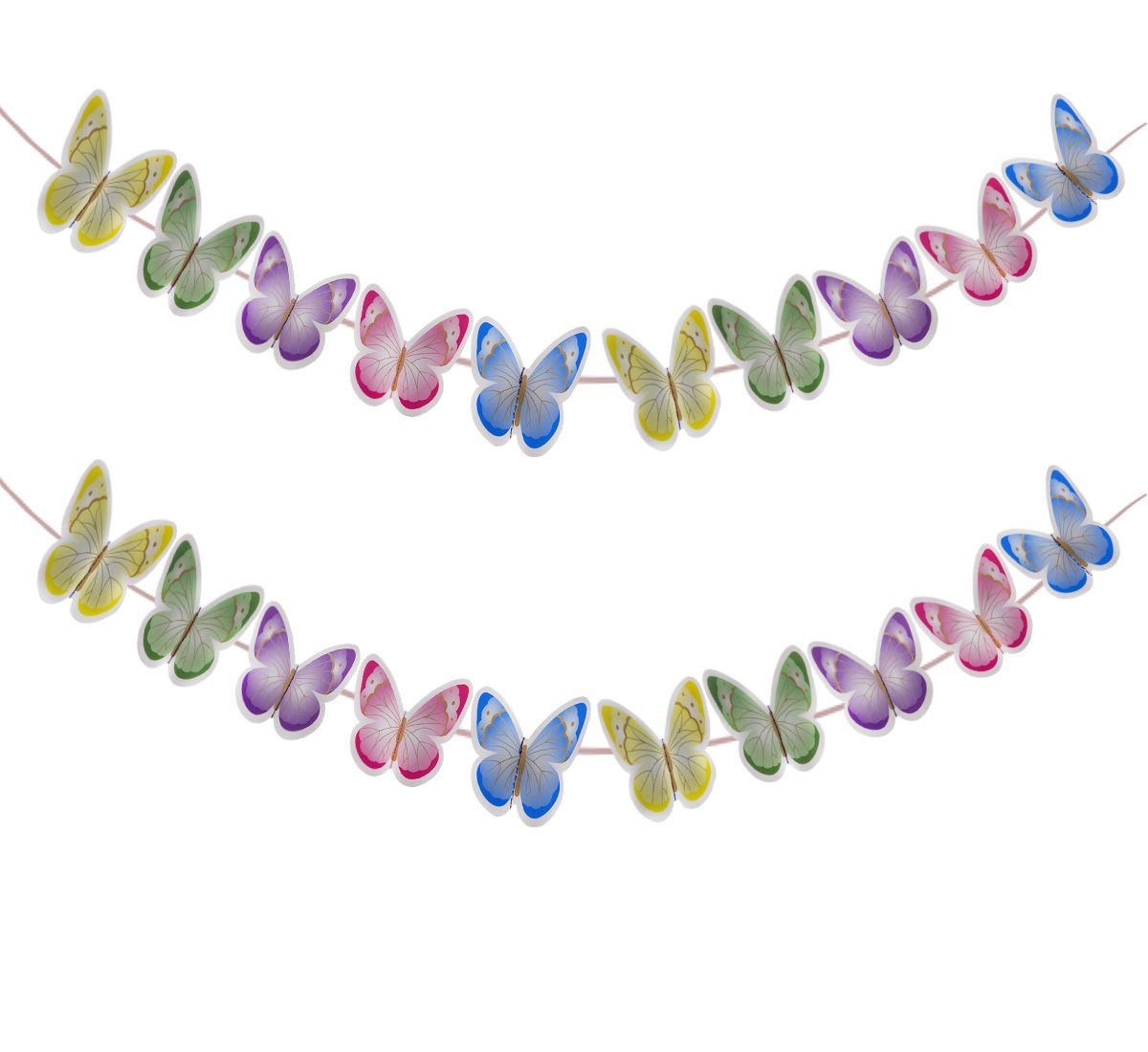 Kelebek Partisi Asma Doğum Günü Süslemesi