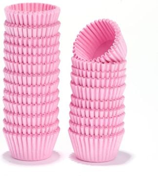 Pembe Renk Truff Kağıdı Küçük Boy Cupcake Kabı