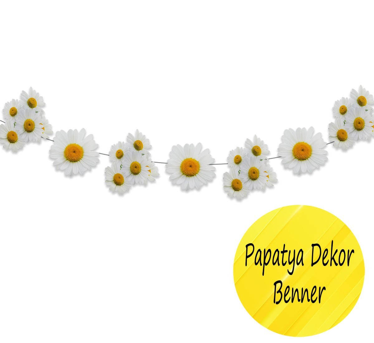 Papatya Şeklinde Parti Süslemesi