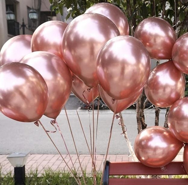Rose Gold Krom Balonlar