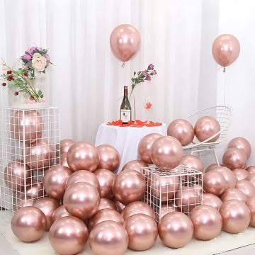 Rose Gold Krom Balonlar