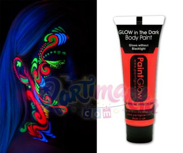 Neon Fosforlu Turuncu Yüz Boyama