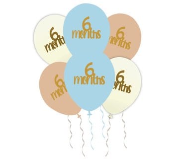 Yarım Yaş Kutlaması 6 Months Balonları