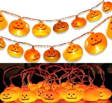 Cadılar Bayramı Balkabaklı Led Işık Büyük Boy