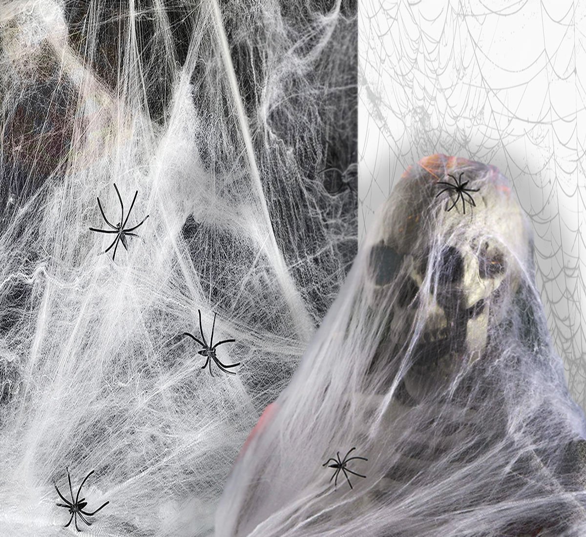 Cadılar Bayramı Örümcek Ağı Beyaz Renk