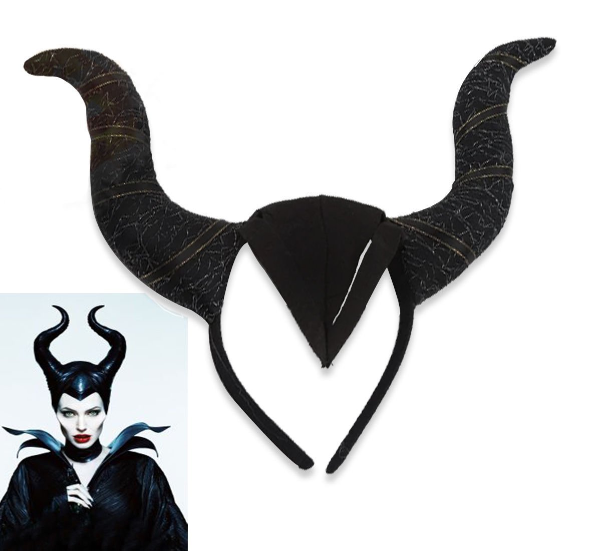 Cadılar Bayramı Maleficent Taç Malefiz Boynuzu