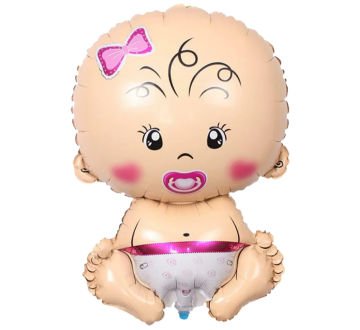 Bebek Folyo Balon Pembe