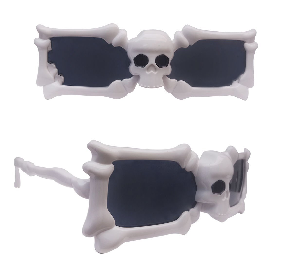 Cadılar Partisi Kuru Kafa Kemikli Parti Gözlüğü