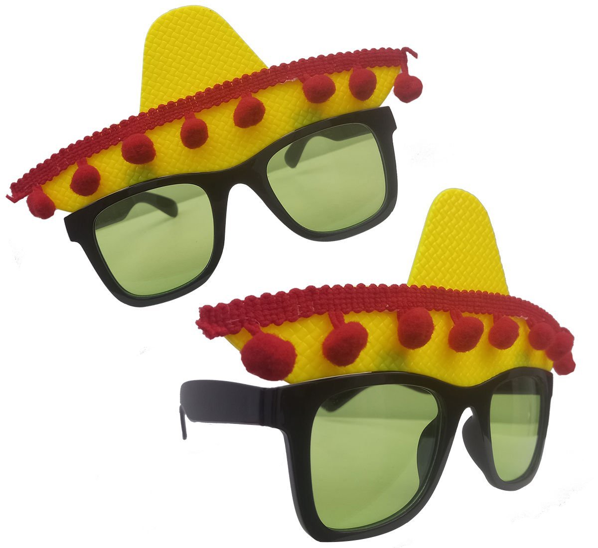 Meksika Şapkası Fiesta Parti Gözlüğü