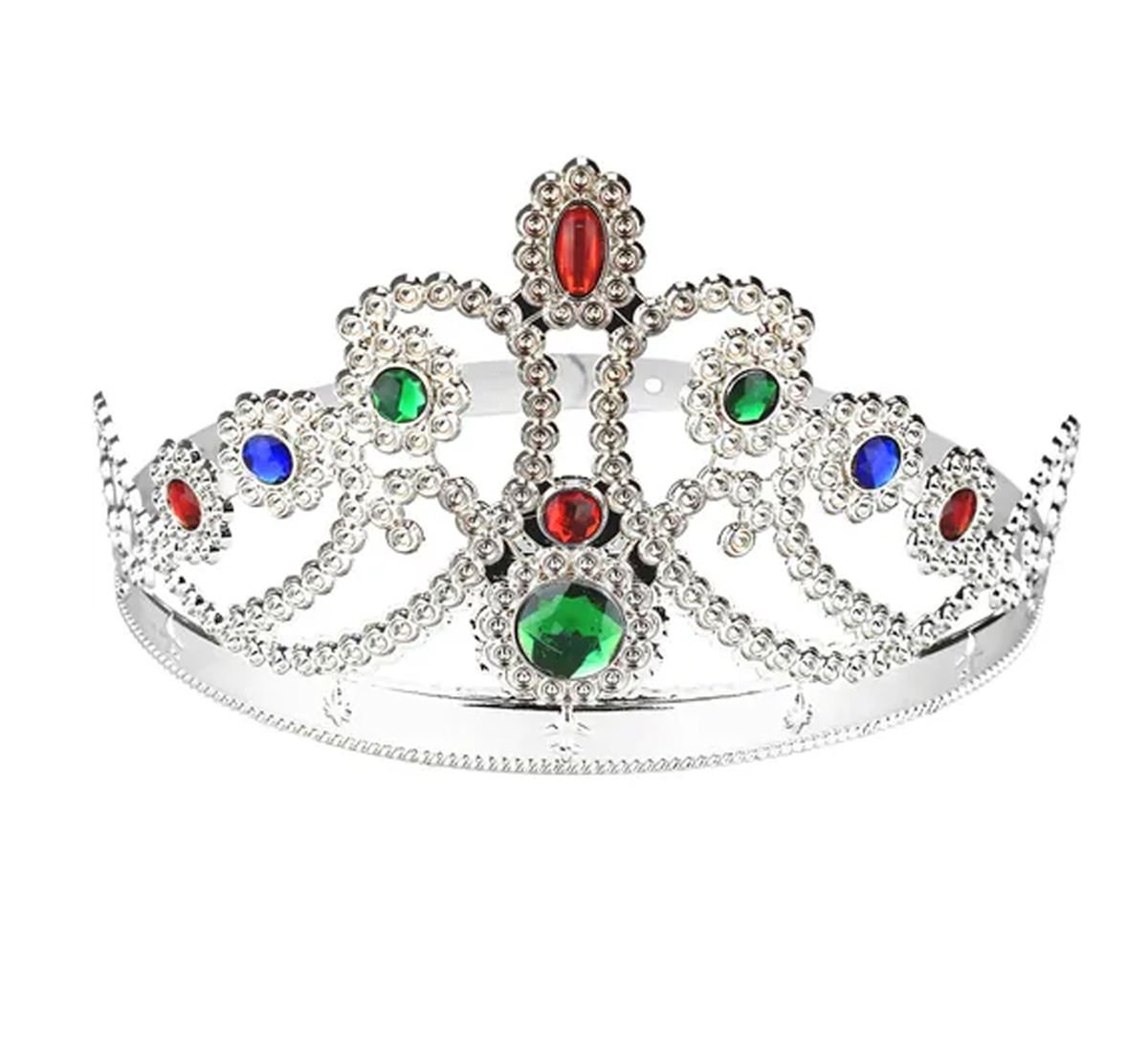 Gümüş Renk Kraliçe Tacı
