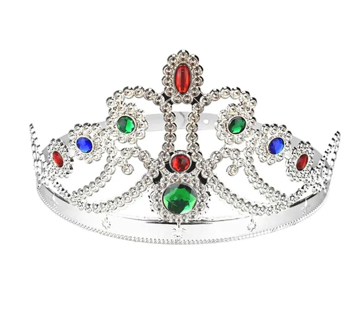 Gümüş Renk Kraliçe Tacı