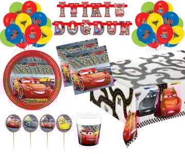Cars Doğum Günü Seti 8 Kişilik