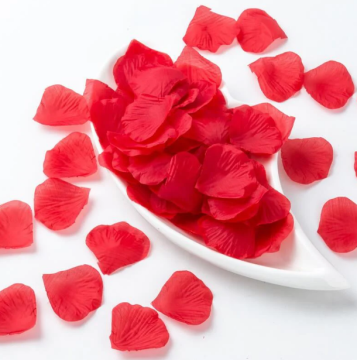 Gül Yaprakları Kırmızı Renk Yapay Gül Yaprağı