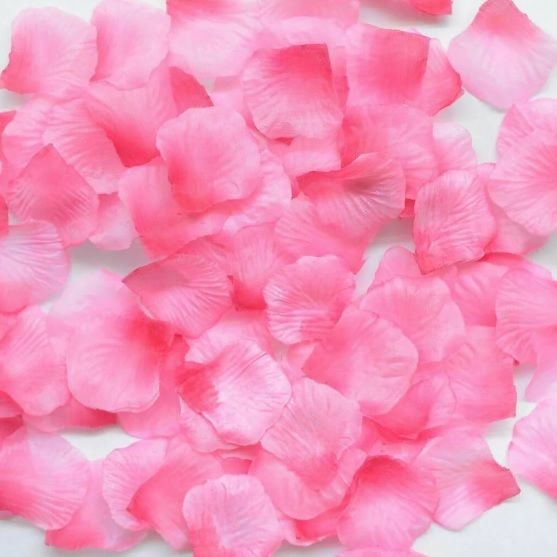 Gül Yaprakları Pembe Renk Yapay Gül Yaprağı