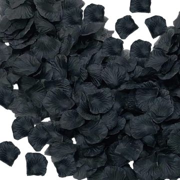 Siyah Gül Yaprakları Yapay Gül Yaprağı