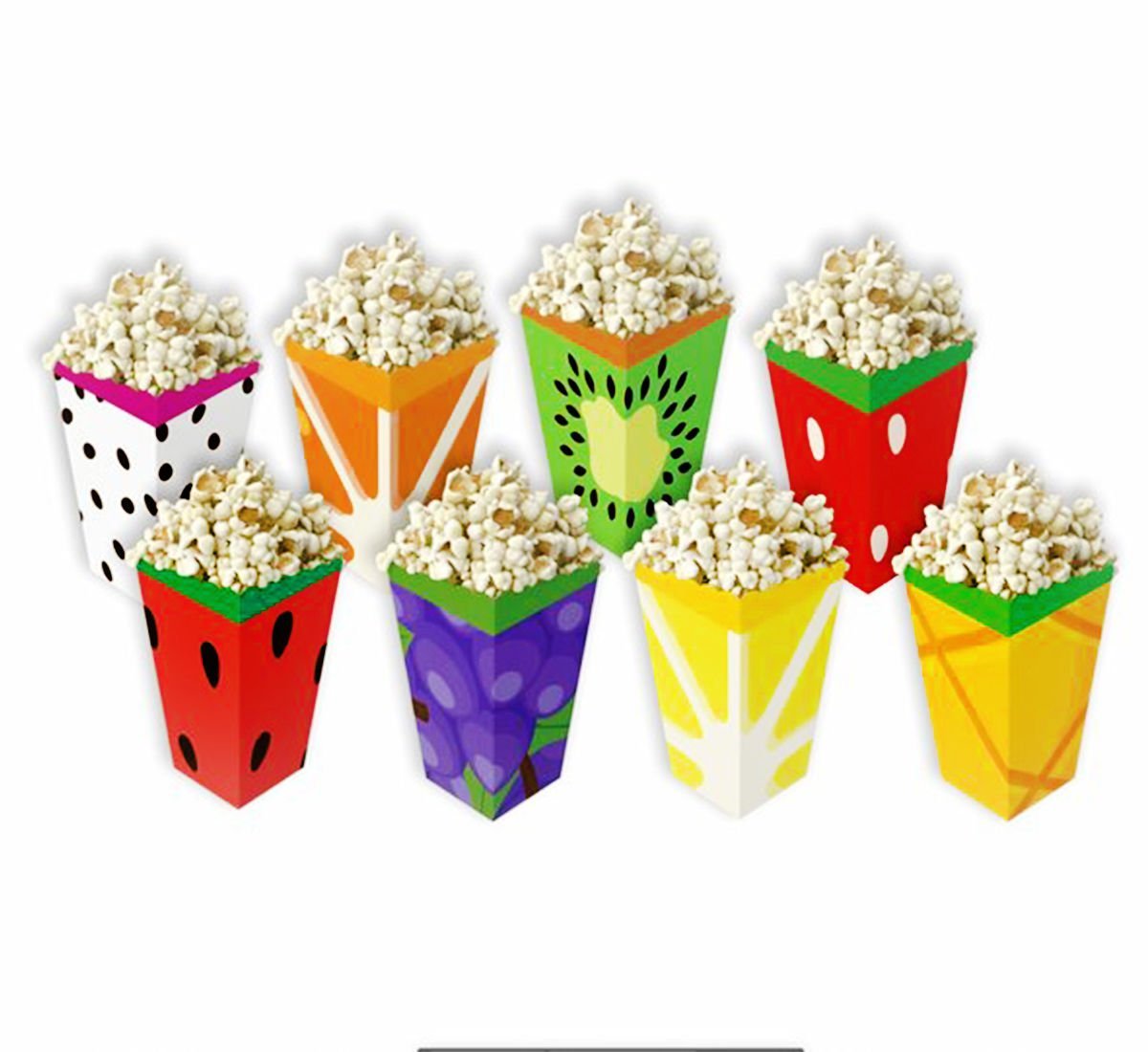 Meyve Konseptli Parti Mısır Kutuları