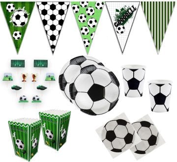 Futbol Doğum Günü Seti 24 Kişilik