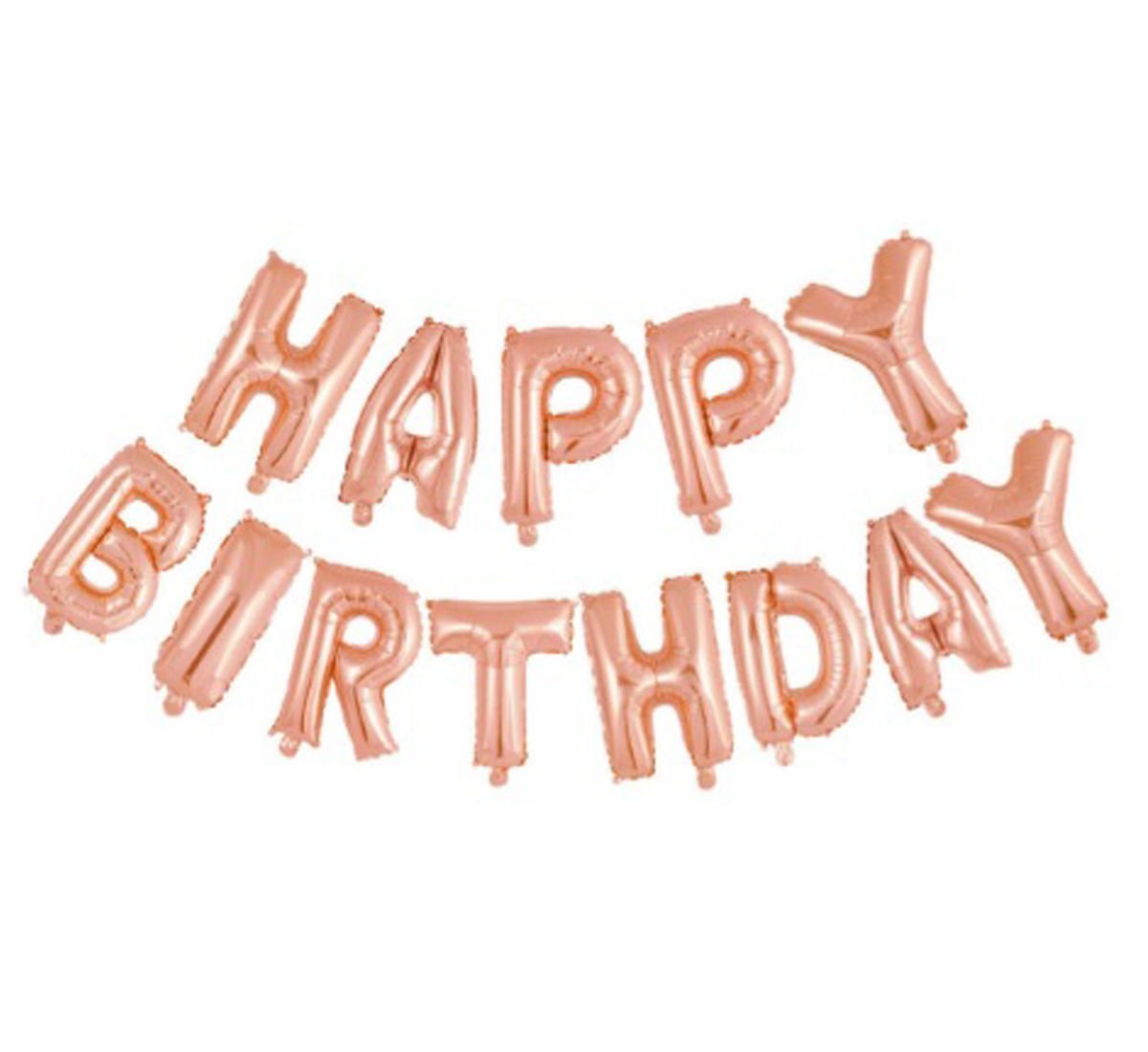Happy Birthday Folyo Balonu Rose Gold