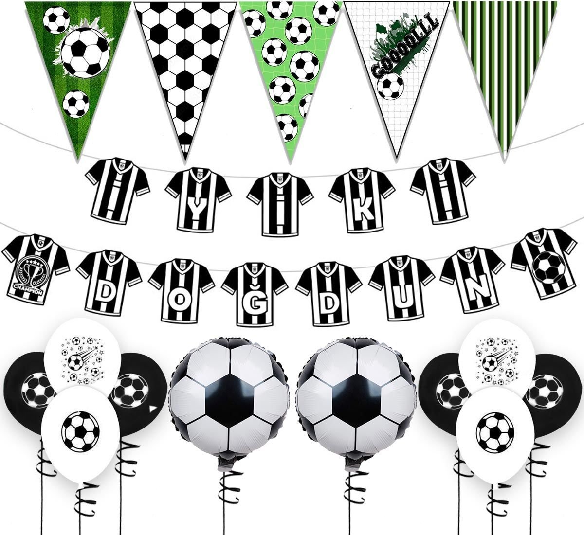 Futbol Temalı Doğum Günü Süsleme Seti