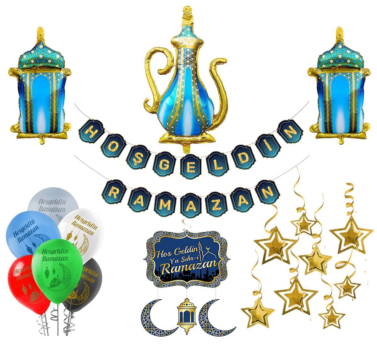 Hoşgeldin Ya Şehri Ramazan Süslemesi Seti