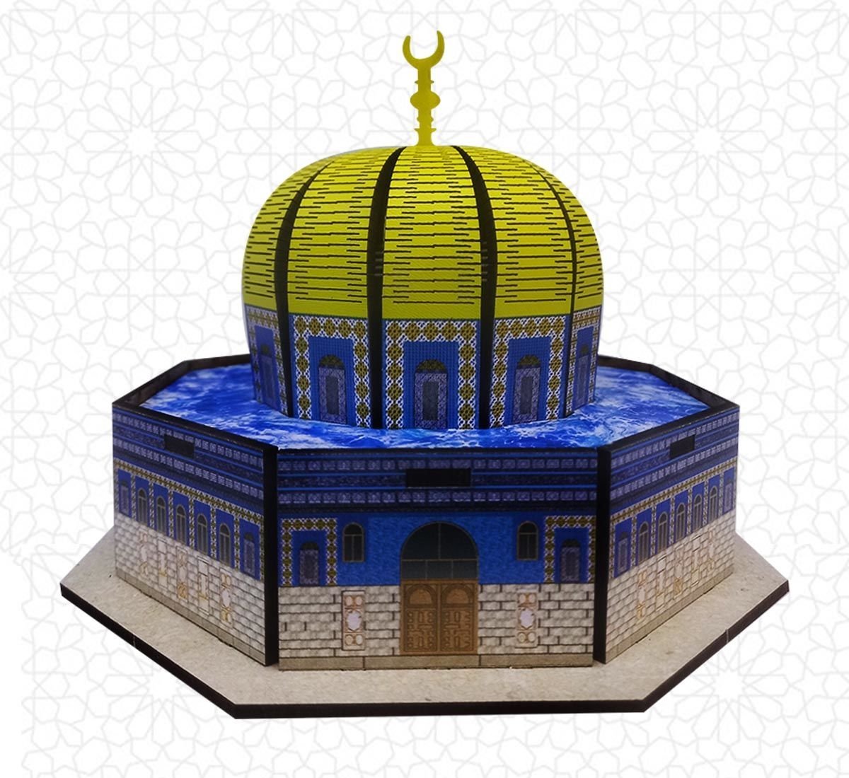 Ramazan Ayı Mescidi Aksa Ahşap Dekor Süs