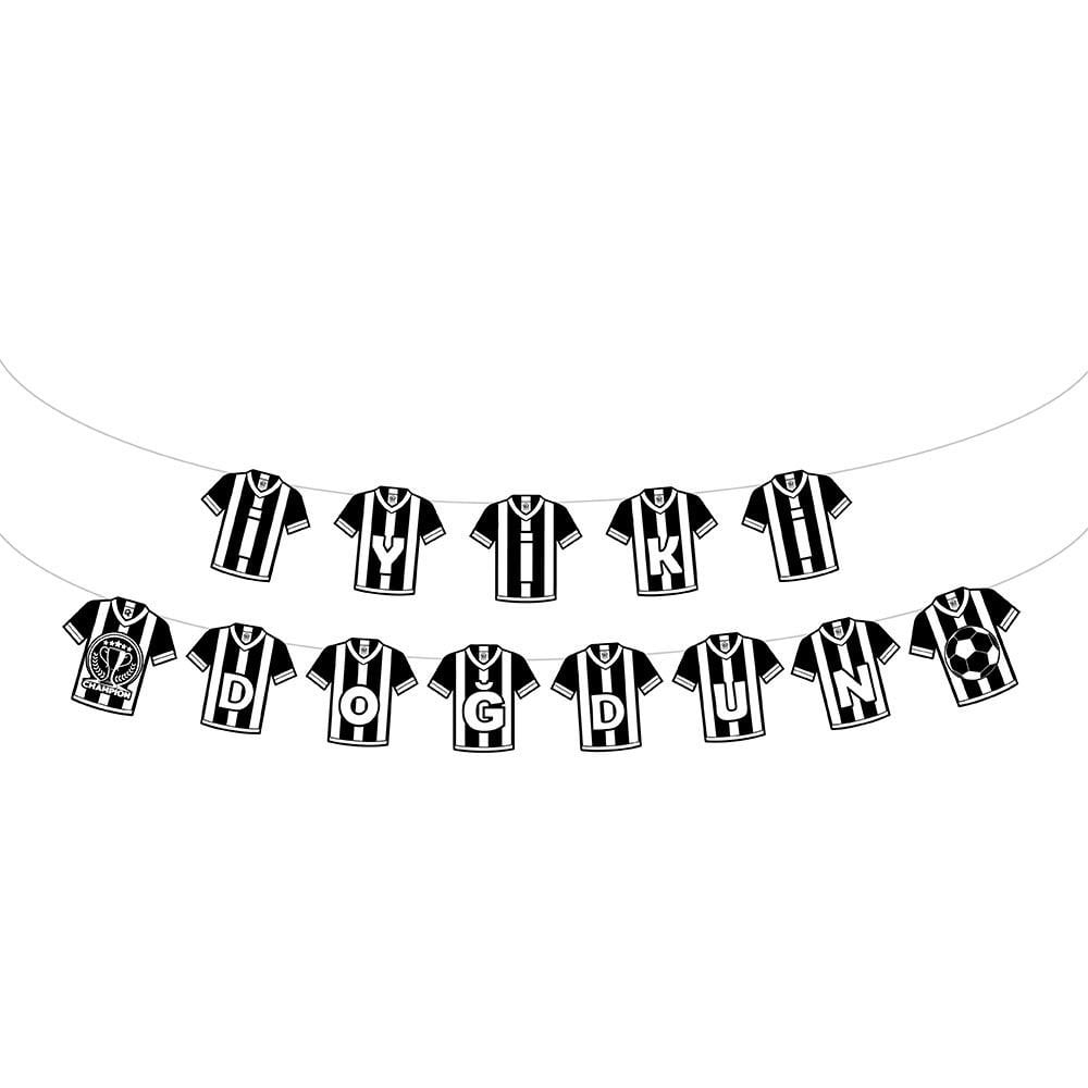 Taraftar Doğum Günü Forma Şeklinde İyiki Doğdun Yazısı