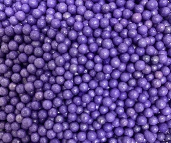 Pasta Boncuk Şekeri Mor Renk Yuvarlak Şeker 45 gr