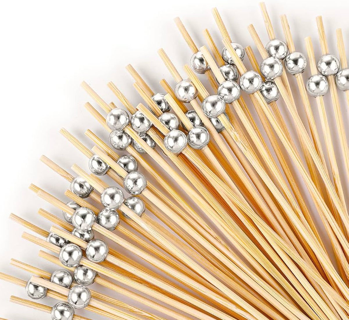 Gümüş İncili Pasta ve İkramlık Kürdanlar