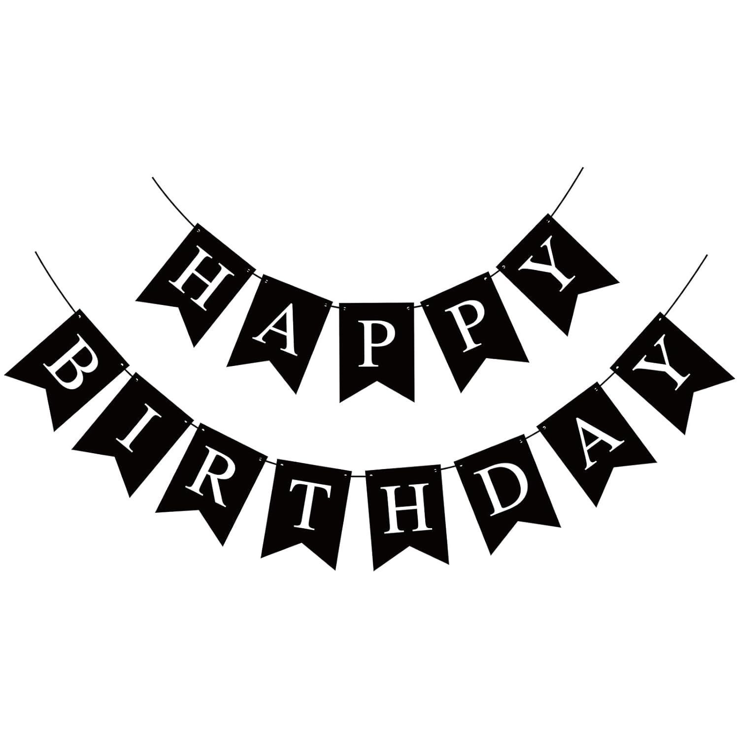 Gümüş Metalik Happy Birthday Yazısı