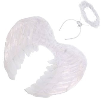 Çocuk Melek Kanadı ve Haresi Aksesuar Seti